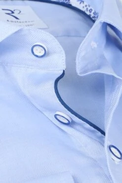 R2 Overhemd Extra Long Sleeve Blauw -Kleding Verkoop 70210 2