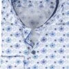 R2 Overhemd Extra Long Sleeve Fantasieprint Blauw -Kleding Verkoop 70211 1