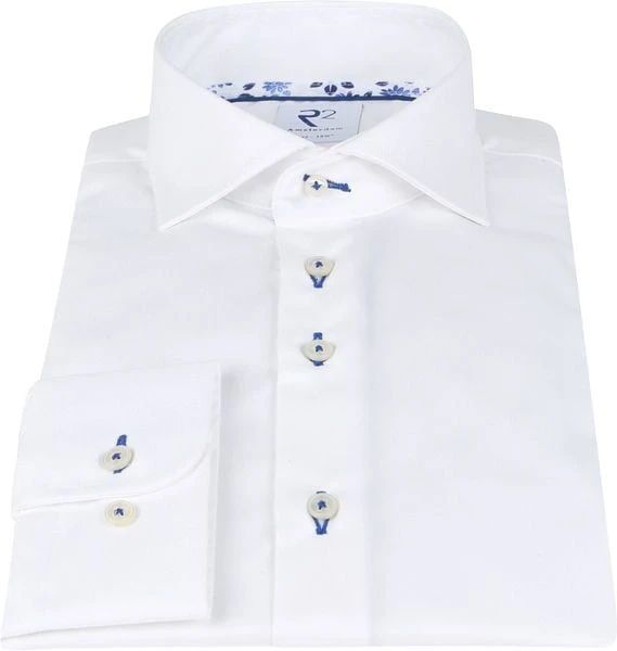 R2 Overhemd Extra Long Sleeve Wit 8 R2 Overhemd Extra Long Sleeve Wit - Image 6