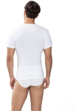 Mey Noblesse V-hals T-shirt Wit -Kleding Verkoop 70303 5