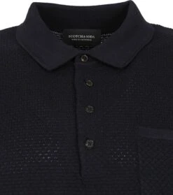 Scotch And Soda Long Sleeve Polo Donkerblauw -Kleding Verkoop 70610 2