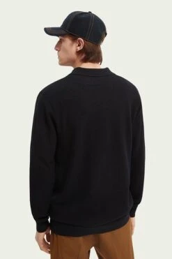 Scotch And Soda Long Sleeve Polo Donkerblauw -Kleding Verkoop 70610 6