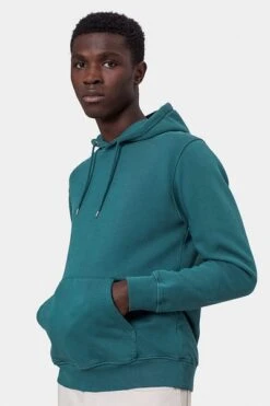 Colorful Standard Organic Hoodie Petrol -Kleding Verkoop 70879 3