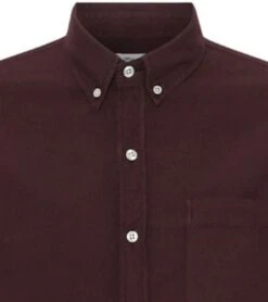 Colorful Standard Overhemd Bordeaux -Kleding Verkoop 70885 2 1