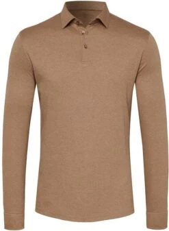 Desoto New Hai Polo LS Bruin -Kleding Verkoop 71215 1 1