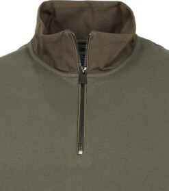 Suitable Prestige Haco Pullover Half Zip Olijfgroen -Kleding Verkoop 71415 2 1