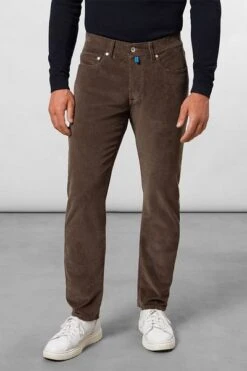 Pierre Cardin Lyon Voyage Corduroy Broek Donkerbruin 12 Pierre Cardin Lyon Voyage Corduroy Broek Donkerbruin -Kleding Verkoop 71499 5