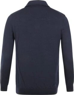 Suitable Prestige Merino Anton Long Sleeve Polo Donkerblauw -Kleding Verkoop 71552 4