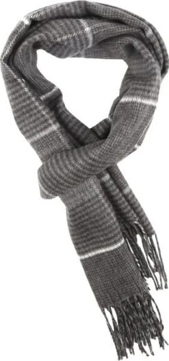 Suitable Heren Sjaal Acryl Ruit Zwart 21-09 -Kleding Verkoop 71911 1 1