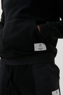 Bjorn Borg Oversized Hoodie Zwart -Kleding Verkoop 71933 6