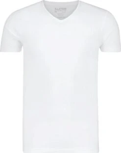 Slater 2-pack The Perfect T-shirt 10+10 V-Hals Wit 13 Slater 2-pack The Perfect T-shirt 10+10 V-Hals Wit -Kleding Verkoop 71947 2 1