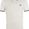 Fred Perry Polo M3600 Ecru -Kleding Verkoop 72009 1