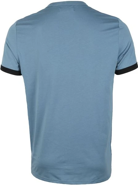 Fred Perry Ringer T-Shirt Mid Blauw 6 Fred Perry Ringer T-Shirt Mid Blauw - Image 4