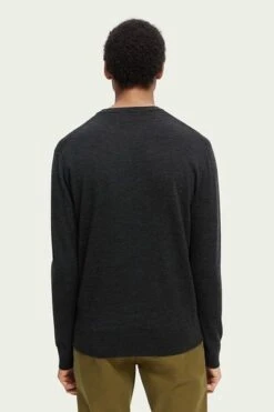 Scotch And Soda Trui Wol Donkergrijs -Kleding Verkoop 72149 5