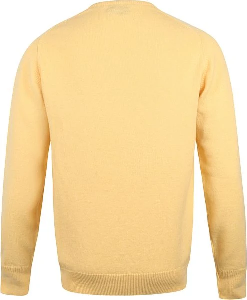 William Lockie V-Hals Geel Lamswol 6 William Lockie V-Hals Geel Lamswol - Image 4