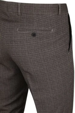 Suitable Pantalon Jersey Ruit Bruin -Kleding Verkoop 72344 3