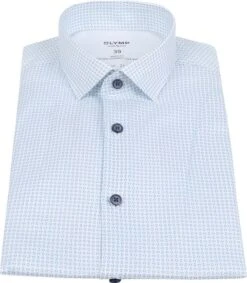 OLYMP Overhemd Level 5 24/Seven Print Wit -Kleding Verkoop 72630 1 1