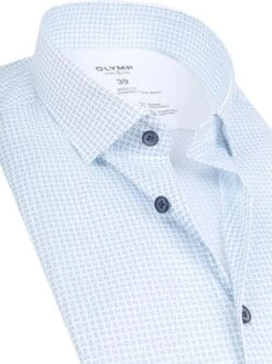 OLYMP Overhemd Level 5 24/Seven Print Wit -Kleding Verkoop 72630 2 1