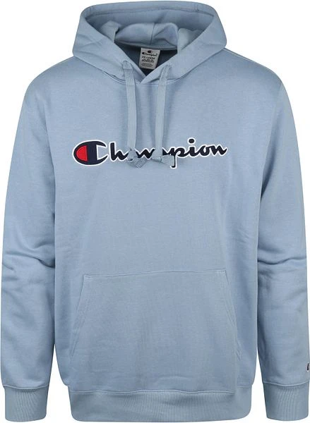 Champion Hoodie Logo Blauw 3 Champion Hoodie Logo Blauw