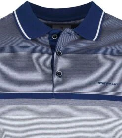 State Of Art Blauwe Polo Gestreept -Kleding Verkoop 72805 2