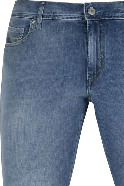 Alberto Bi-Stretch Denim Blauw 4 Alberto Bi-Stretch Denim Blauw - Image 2