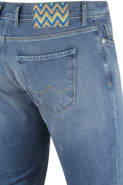 Alberto Bi-Stretch Denim Blauw 5 Alberto Bi-Stretch Denim Blauw - Image 3