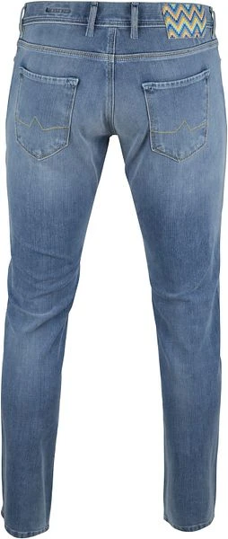 Alberto Bi-Stretch Denim Blauw 6 Alberto Bi-Stretch Denim Blauw - Image 4