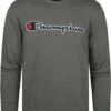 Champion Sweater Script Logo Donkergroen -Kleding Verkoop 73226 1