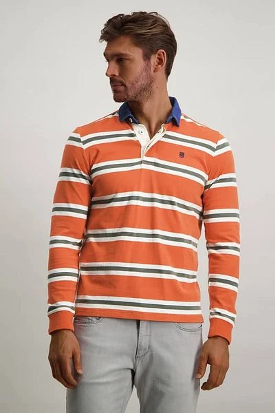 State Of Art Longsleeve Rugbyshirt Rood 4 State Of Art Longsleeve Rugbyshirt Rood - Image 2