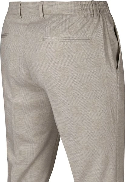 Suitable Pantalon Jersey Zandkleur Ruit 6 Suitable Pantalon Jersey Zandkleur Ruit - Image 4