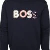 Hugo Boss Trui Logo Donkerblauw -Kleding Verkoop 73332 1
