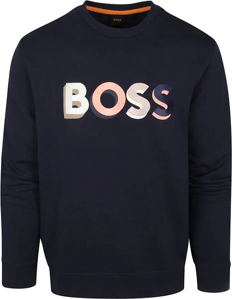 Hugo Boss Trui Logo Donkerblauw 3 Hugo Boss Trui Logo Donkerblauw