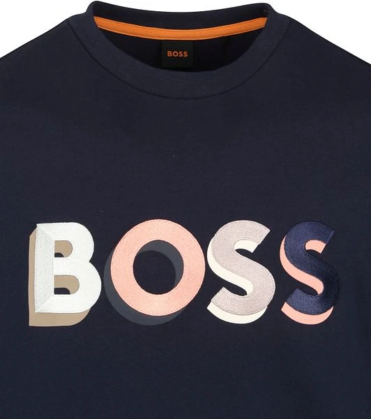 Hugo Boss Trui Logo Donkerblauw 4 Hugo Boss Trui Logo Donkerblauw - Image 2
