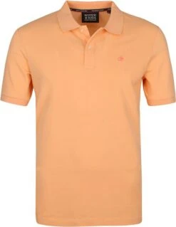 Scotch And Soda Pique Polo Oranje