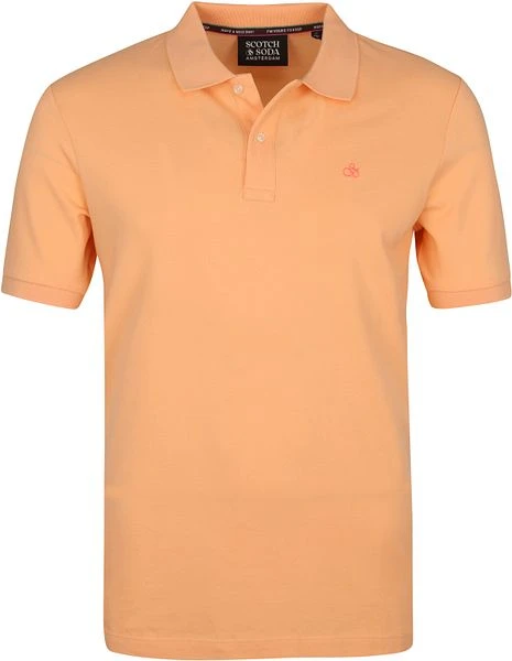 Scotch And Soda Pique Polo Oranje 3 Scotch And Soda Pique Polo Oranje