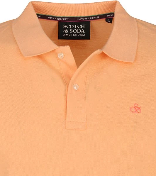 Scotch And Soda Pique Polo Oranje 6 Scotch And Soda Pique Polo Oranje - Image 4