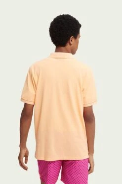 Scotch And Soda Pique Polo Oranje 10 Scotch And Soda Pique Polo Oranje -Kleding Verkoop 73435 5