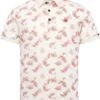 Vanguard Polo Pique Print Wit -Kleding Verkoop 73533 1