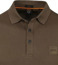 Hugo Boss LS Passerby Polo Donkergroen -Kleding Verkoop 73654 2 1