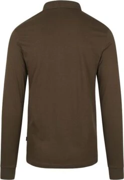 Hugo Boss LS Passerby Polo Donkergroen -Kleding Verkoop 73654 4