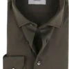 Suitable Overhemd Tech Stretch Donkergroen -Kleding Verkoop 73800 1