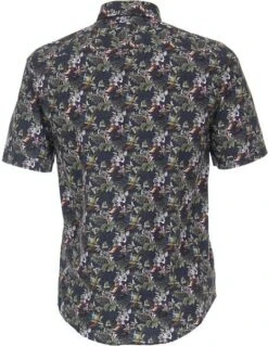 Casa Moda KM Overhemd Botanische Print Donkerblauw -Kleding Verkoop 73830 3 1