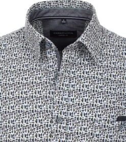 Casa Moda KM Overhemd Cirkels Groen -Kleding Verkoop 73832 2 1