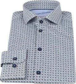 Pure Functional Overhemd Print Blauw Bruin 13 Pure Functional Overhemd Print Blauw Bruin -Kleding Verkoop 73853 3 1