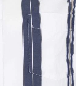 State Of Art Shortsleeve Overhemd Blauw Gestreept -Kleding Verkoop 73951 3