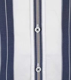 State Of Art Shortsleeve Overhemd Blauw Gestreept -Kleding Verkoop 73951 4