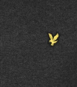 Lyle & Scott Trui Mix Wol Donkergrijs -Kleding Verkoop 74180 4