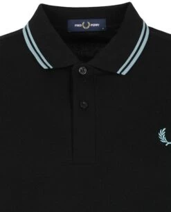 Fred Perry Polo Twin Tipped M3600 Navy Blauw -Kleding Verkoop 74198 3 1