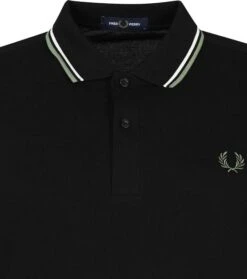 Fred Perry Polo M3600 Zwart 13 Fred Perry Polo M3600 Zwart -Kleding Verkoop 74213 2 1