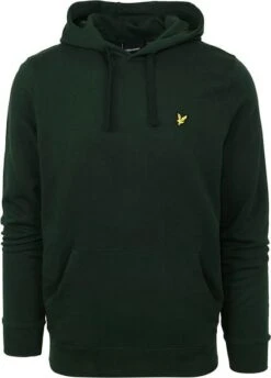 Lyle And Scott Hoodie Donkergroen -Kleding Verkoop 74261 5 1
